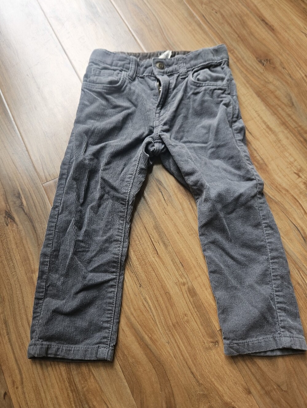 Kids Logg Grey Corduroy Pants 3t